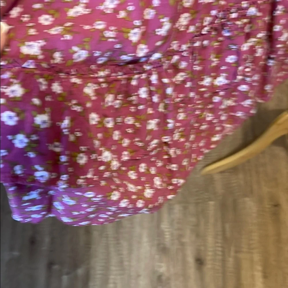 Floral Pink Mini Dress - Picture 6 of 8